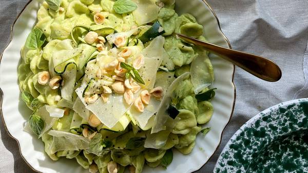 Heat does wonders for courgette, but it’s also delicious raw